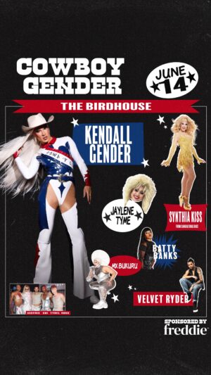 Kendall Gender Instagram - . 
𐚁✪ 𝑺𝒘𝒆𝒆𝒕 𝑯𝒐𝒏𝒆𝒚 𝑩𝒖𝒄𝒌𝒊𝒏!! ⍟𓄀
ɪᴛꜱ ᴛɪᴍᴇ ᴛᴏ ᴇɴᴛᴇʀ...

𓄋✭☆✭ᴛʜᴇ WORLD ᴏꜰ COWBOY GENDER✭☆✭𓄋

ᴀ ʙʀᴀɴᴅ ɴᴇᴡ ꜱʜᴏᴡ ᴘʀᴇꜱᴇɴᴛᴇᴅ ʙʏ ᴋᴇɴᴅᴀʟʟ ɢᴇɴᴅᴇʀ ꜰʀᴏᴍ ᴄᴀɴᴀᴅᴀꜱ ᴅʀᴀɢ ʀᴀᴄᴇ. 
ꜰᴇᴀᴛᴜʀɪɴɢ ᴀʟʟ ᴏꜰ ʏᴏᴜʀ ꜰᴀᴠ ꜱᴏɴɢꜱ ꜰʀᴏᴍ ʙᴇʏᴏɴᴄᴇꜱ ɴᴇᴡ ᴀʟʙᴜᴍ , ꜱᴘʀɪɴᴋʟᴇᴅ ɪɴ ᴡɪᴛʜ ꜱᴏᴍᴇ ᴄʟᴀꜱꜱɪᴄ ꜰᴀᴠꜱ. ᴄᴏᴍᴇ ɪɴ ʏᴏᴜʀ ꜰᴀᴠ ᴡᴇꜱᴛᴇʀɴ ᴀᴛᴛɪʀᴇ, ᴀɴᴅ ᴡᴇ ᴡɪʟʟ ꜱᴇᴇ ʏ’ᴀʟʟ ɪɴ ᴛʜᴇ ᴡɪʟᴅ ᴡɪʟᴅ ᴡᴇꜱᴛ! 🃜 🃚 🃖 ✮ 🃁 🂭 🂺

𝕊𝕥𝕒𝕣𝕚𝕟𝕘:
👑 𝐊𝐞𝐧𝐝𝐚𝐥𝐥 𝐆𝐞𝐧𝐝𝐞𝐫 @kendallgender 
🌵 𝐒𝐲𝐧𝐭𝐡𝐢𝐚 𝐊𝐢𝐬𝐬 @synthiakiss 
🐎 𝐁𝐚𝐭𝐭𝐲 𝐁𝐚𝐧𝐤𝐬 @batty.banks 
🪩 𝐌𝐱 𝐁𝐮𝐤𝐮𝐫𝐮 @mx.bukuru 
🤠 𝐕𝐞𝐥𝐯𝐞𝐭 𝐑𝐲𝐝𝐞𝐫 @velvetryderdrag 
💎 𝐉𝐚𝐲𝐥𝐞𝐧𝐞 𝐓𝐲𝐦𝐞 @jaylenetyme 

─── ⋆⋅☆⋅⋆ ─── ⋆⋅☆⋅⋆ ─── ⋆⋅☆⋅⋆ ───
𝕎𝕙𝕖𝕟:
ᴊᴜɴᴇ 14ᴛʜ! 📅
ᴅᴏᴏʀꜱ ᴀᴛ 7ᴘᴍ

𝕋𝕚𝕔𝕜𝕖𝕥𝕤:
🎟️ᴇᴀʀʟʏ ʙɪʀᴅ - $20
🎟️🎟️ɢᴇɴᴇʀᴀʟ ᴀᴅᴍɪꜱꜱɪᴏɴ- $25-30
🎟️🎟️🎟️ᴠɪᴘ ᴍᴇᴇᴛ ᴀɴᴅ ɢʀᴇᴇᴛ- $50 (ɪɴᴄʟᴜᴅᴇꜱ ᴍᴇʀᴄʜ!)

🌟𝙰𝚕𝚕 𝚊𝚐𝚎𝚜 - 𝚖𝚒𝚗𝚘𝚛𝚜 𝚠𝚒𝚝𝚑 𝚊𝚌𝚌𝚘𝚖𝚙𝚊𝚗𝚢𝚒𝚗𝚐 𝚊𝚍𝚞𝚕𝚝

𝘋𝘰𝘰𝘳 𝘵𝘪𝘤𝘬𝘦𝘵𝘴 𝘢𝘷𝘢𝘪𝘭𝘢𝘣𝘭𝘦!
𝘗𝘞𝘠𝘊 𝘵𝘪𝘤𝘬𝘦𝘵𝘴 𝘢𝘷𝘢𝘪𝘭𝘢𝘣𝘭𝘦- 𝘗𝘭𝘦𝘢𝘴𝘦 𝘦𝘮𝘢𝘪𝘭 𝘣𝘪𝘳𝘥𝘩𝘰𝘶𝘴𝘦.𝘱𝘸𝘺𝘤@𝘨𝘮𝘢𝘪𝘭.𝘤𝘰𝘮 𝘵𝘰 𝘴𝘦𝘤𝘶𝘳𝘦 𝘺𝘰𝘶𝘳𝘴 𝘪𝘯 𝘢𝘥𝘷𝘢𝘯𝘤𝘦. 𝘗𝘞𝘠𝘊 𝘢𝘷𝘢𝘭𝘪𝘣𝘭𝘦 𝘢𝘵 𝘥𝘰𝘰𝘳- 𝘴𝘶𝘣𝘫𝘦𝘤𝘵 𝘵𝘰 𝘢𝘷𝘢𝘪𝘭𝘢𝘣𝘪𝘭𝘪𝘵𝘺 𝘥𝘶𝘦 𝘵𝘰 𝘤𝘢𝘱𝘢𝘤𝘪𝘵𝘺.

ʜᴛᴛᴘꜱ://ᴡᴡᴡ.ᴇᴠᴇɴᴛʙʀɪᴛᴇ.ᴄᴀ/ᴇ/ᴄᴏᴡʙᴏʏ-ɢᴇɴᴅᴇʀ-ᴛɪᴄᴋᴇᴛꜱ-896566483487?ᴀꜰꜰ=ᴇʙᴅꜱᴏᴘᴏʀɢᴘʀᴏꜰɪʟᴇ