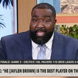 Kendrick Perkins Instagram - @kendrickperkins says Jaylen Brown is standing on business 😤