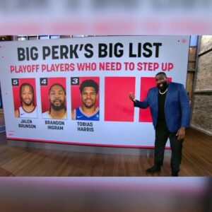 Kendrick Perkins Instagram - BIG PERK’S BIG LIST 🚨
FIVE players that need to step up this postseason ➡️