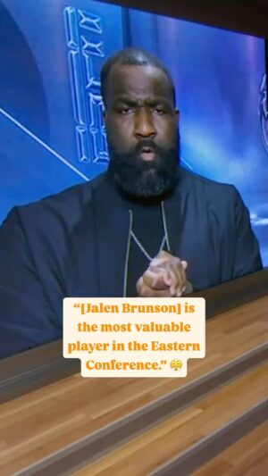 Kendrick Perkins Instagram - @kendrickperkins is all in on Jalen Brunson in the East 👀