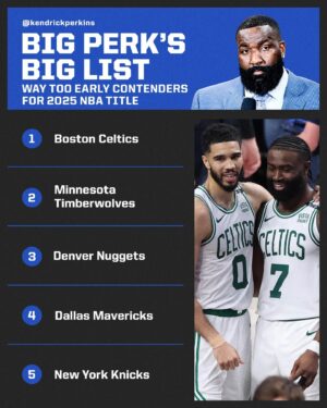 Kendrick Perkins Instagram - Who are your way too early contenders for next year’s NBA title? 🤔