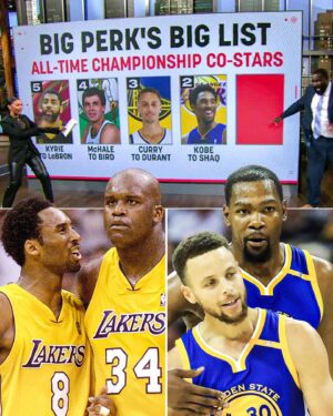 Kendrick Perkins Instagram - 🚨 BIG PERK’S BIG LIST 🚨
Kobe Shaq or Steph KD? 🤔