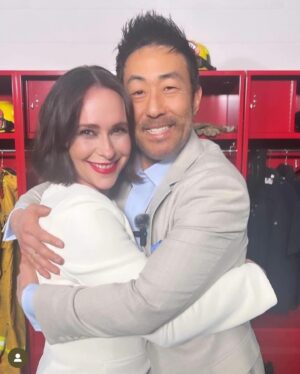 Kenneth Choi Instagram - Someone’s getting married!!! Let’s get hitched @jenniferlovehewitt !!! The best tv wifey a man could ask for❤️