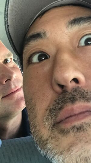 Kenneth Choi Instagram - What it’s like working with Peter Krause. Part III. #myworkcolleaguesarebetterthanyourworkcolleagues
