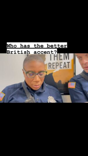 Kenneth Choi Instagram - Who has the better British accent?? #britishaccent #behindthescenes #peterkrause #aishahinds