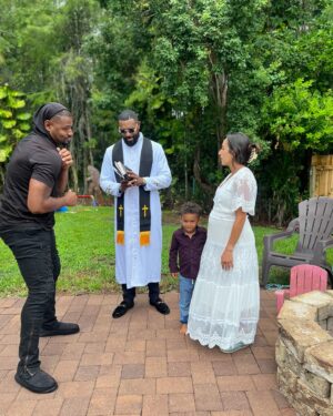 Kenneth Crawford Instagram - THEY TIED THE KNOT!

So honored & happy my brother asked me to officiate him & his bride into their marriage.

I’m beyond happy for these two & may God Bless & lead you all to eternal happiness!

CONGRATULATIONS! 

And now let the entire world say,

AMEN.

-Reverend Doctor Pastor Ford