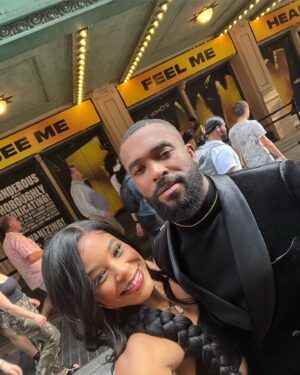Kenneth Crawford Instagram - New York.
I’ve been to New York A LOT! But this trip was one of my favs!
-Statue of Liberty
-Empire State Building
-Times Square
-The Who’s Tommy @whostommyshow 
-#Smackdown at @thegarden 
Annnndddd
-Saying “see ya later, Go be GREAT, cause you are!” to @kaylabraxtonwwe 🥺

-Next trip I gotta get to the @onepeloton studio! 🙏🏾