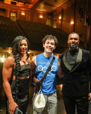 Kenneth Crawford Instagram - New York.
I’ve been to New York A LOT! But this trip was one of my favs!
-Statue of Liberty
-Empire State Building
-Times Square
-The Who’s Tommy @whostommyshow 
-#Smackdown at @thegarden 
Annnndddd
-Saying “see ya later, Go be GREAT, cause you are!” to @kaylabraxtonwwe 🥺

-Next trip I gotta get to the @onepeloton studio! 🙏🏾