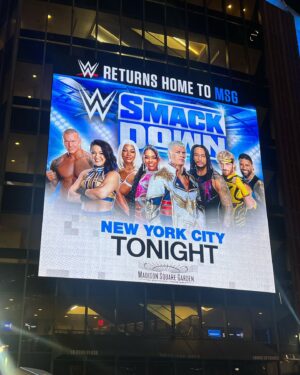 Kenneth Crawford Instagram - New York.
I’ve been to New York A LOT! But this trip was one of my favs!
-Statue of Liberty
-Empire State Building
-Times Square
-The Who’s Tommy @whostommyshow 
-#Smackdown at @thegarden 
Annnndddd
-Saying “see ya later, Go be GREAT, cause you are!” to @kaylabraxtonwwe 🥺

-Next trip I gotta get to the @onepeloton studio! 🙏🏾