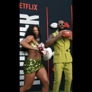 Kenneth Crawford Instagram - Very excited for the new series “Receiver” on Netflix!
Met some new people, saw some familiar faces and it was all a great time. 
Exciting times ahead and glad we were able to witness the premiere all before we join the Netflix family in January. 
Make sure you stream all episodes of the new series “RECEIVER” exclusively on @netflix.

All green styled by…ME