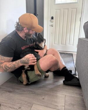 Kenny Brain Instagram - Everyone. Meet Kevin. My new son. I adopted him from a rescue agency this weekend and I couldn’t be happier! It’s been a long time since I’ve had a puppy so we are still getting into our groove - but he’s sleeping through the night and pooping outdoors so I think we are off to a pretty damn good start. Obviously, this is a puppy content account now so be prepared