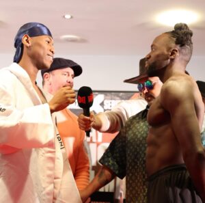 Kenny Ojuederie Instagram - ITS FIGHT DAY! Tune in tonight on @daznboxing (link in bio) for my fight. The show starts at 7pm UK GMT. @misfitsboxing 🥊💥
