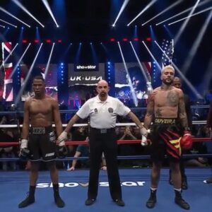 Kenny Ojuederie Instagram - This win meant a lot for me. There was a lot of obstacles for me in this camp and we STILL got the WIN. Incredible feeling having all the support in that arena from friends family and fans. It means a lot for real. Huge controversy on my win - Everyone in the arena saw I won that. Idk why people online are saying it’s rigged. Gonna review the whole fight shortly on a video and show why I won. And if he wants to run it back in America for me to beat him again THEN BRING IT! Make it a PRO FIGHT & 10 Ounces.