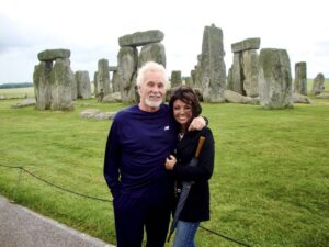 Kenny Rogers Instagram - Kenny & Wanda taking in Stonehenge! 
{Photo Courtesy of Wanda Rogers}
#throwbackthursday -Team KR