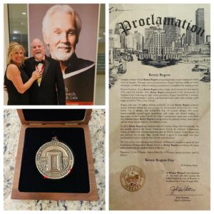Kenny Rogers Instagram - On Friday night, Kenny Rogers was honored with the first Posthumous Distinguished Alumni Award at the 2024 @universityofhouston @houston_alumni Awards Ceremony & Gala in his hometown of Houston, TX. John Whitmire, Mayor of the City of Houston, proclaimed April 12, 2024 “Kenny Rogers Day.” Kenny’s nephew, Stephen Houston, and his wife, Lori, were in attendance to accept the honor on Kenny’s behalf. -Team KR