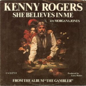 Kenny Rogers Instagram - "While she lays sleeping...
I stay out late at night and play my songs..."

This week in 1979, Kenny Rogers hit #1 on the U.S. Billboard Hot Country Songs Chart with "She Believes In Me." The song from the mega-hit album THE GAMBLER also claimed the top spot on the U.S. Billboard Adult Contemporary chart and hit #5 on the Billboard Hot 100. -Team KR