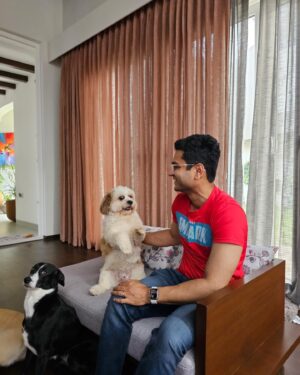 Kenny Sebastian Instagram - What a day in heaven feels like.

Finally got to meet @audiphotography & @wander_leen 6 babies.

Jäger, Bruno, Whisky, Diesel, Glen and Scotch.

Lot of petting, licking and one lint roller later, I am still yearning for more time with all of them ♥️

#dogs #home #doggieheaven #familypack #bengaluru