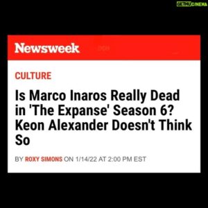 Keon Alexander Instagram - thank you @newsweek for the conversation.⁣
[SPOILER in slides]⁣
⁣
⁣
“Each life creates endless ripples.”⁣
- Frank Herbert⁣
⁣

What do you think of Marco in the Series Finale of #TheExpanse?⁣
⁣
⁣
⁣
⁣
⁣
⁣
Article by Roxy Simons⁣
⁣
Scanning Electron Microscope 
Photograph of a Sunflower by Robert Dash⁣
@robertdashphotography
[Filtered]