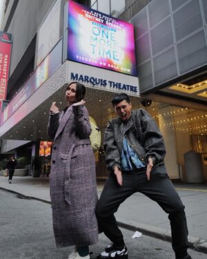 Keone Madrid Instagram - A brief update while we’re in the middle of a dream storm.  Took these photos a few days ago on our 15 year being-a-couple-anniversary - which was also our first work day inside a Broadway theater as director/choreographer.  Couldn’t have written it and even if you did we wouldn’t believe it.  So much to say on this later but for now… Broadway, here we come. 
-
@onemoretimebway opens June 22 / previews May 13.  Tix at our bios
#onceuponaonemoretime #broadway #aapiheritagemonth