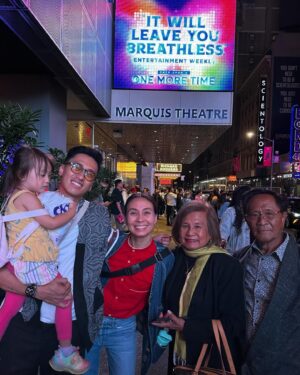 Keone Madrid Instagram - June 22, 2023 we made our Broadway debuts as (we think) the first Filipino-American Director-Choreographers on Broadway.  We’ve poked around, asked unions, orgs and done our own digging, but could not get a straight answer about former Filipino Broadway directors.  That’s probably telling in it of itself.  We do know 100% there are very few, if any.

It felt wild rocking our ternos and barongs on a Broadway red carpet.  This moment felt like one stop in an expansion of so much fight for visibility and hope sent through time from our ancestors.  We implicitly know being able to walk through the doors of that theater took generations of sacrifice and belief.  We feel connected, incredibly honored, and though our show had a little life on 46th st, we know what it meant to not just make it all the way to Broadway, but to make it as leaders.  We are incredibly grateful for all who believed in us and rooted for us along the way, from parents to colleagues to peers.  If we’re the first, second, or tenth… the most important thing is that we’re not the last.  Happy Fil-Am month 🇵🇭