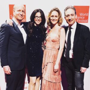 Kerry Bishé Instagram - WORLD SCIENCE FESTIVAL! @heather_berlin @doron.weber @brian_greene111
