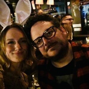 Kerry Bishé Instagram - HAPPILY the movie comes out today. Would have just been a buncha jokers in a house without our stellar CREW who made us and the movie look completely rad #HappilyMovie @chlotown @realadambricker @abigailbradley @bdgrabinski @joelmchale @kerrybishe @paulscheer @breckinmeyer @nataliezea @nataliemoralesloves @kirbyhowellbaptiste @saban_films