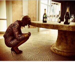 Kerry Bishé Instagram - pray for champagne