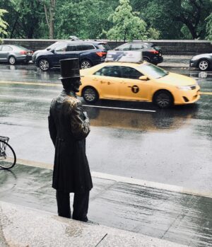 Kerry Bishé Instagram - Abe. Cab.