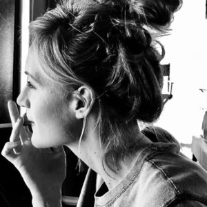 Kerry Bishé Instagram - not a cigarette!