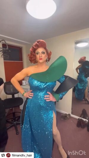 Kevin Clifton Instagram - 15 minute Hugo to Loco Chanelle transformation backstage at @jamiemusical w @filmandtv_hair