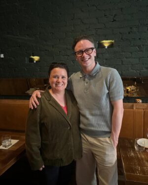 Kevin Clifton Instagram - So good to catch up ! Every time I see you its’s like we just finished training for the day😁. And thanks for lunch. 
My Wonder Woman @susancalman 
@bbcstrictly