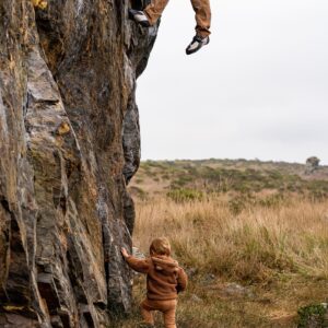 Kevin Jorgeson Instagram - Birthday bouldering with my favorite spotter.