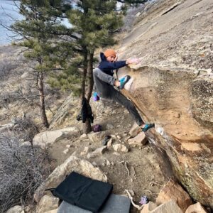 Kevin Jorgeson Instagram - Pinch Overhang: a John Gill (father of modern bouldering) classic from the 1960’s. Can’t imagine pressing out this mantle in anything but modern climbing shoes! Thanks for the tour @cam_m_cross!