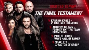 Kevin Kesar Instagram - Monday Night Raw.
Get ready to tuck your chin. 🏥 💀⏳
#WWEDraft #WWE #TheFinalTestament