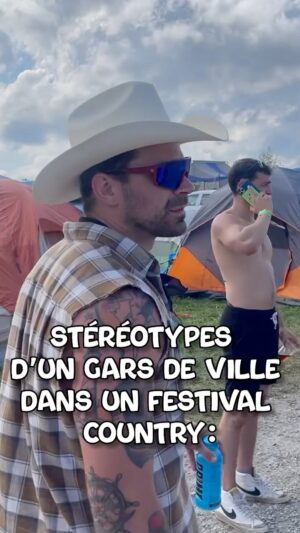 Kevin Lapierre Instagram - ‘Sti que c’est hot Yellowstone. 🤠

#humour #country #quebec