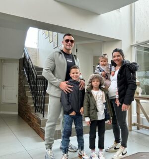 Kevin Lerena Instagram - I may not be perfect & I will never claim to be, but as a father, I strive to be present and loving every day in every possible way ❤️ Being called DAD is a blessing that I cherish endlessly 🙏