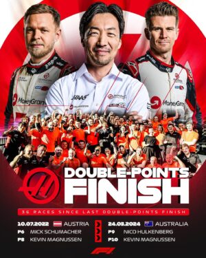 Kevin Magnussen Instagram - A mega effort in Melbourne 🙌

@haasf1team continued their impressive start to the season with both drivers in the points for the first time since 2022 📈

#F1 #AusGP