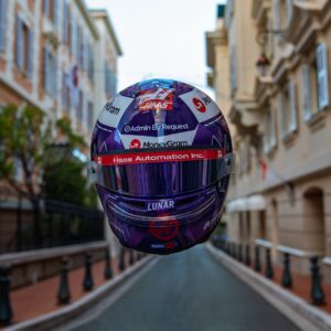 Kevin Magnussen Instagram - Standing out on the streets of Monaco 👌🇲🇨

Kevin’s special edition helmet for a very special race! 🏁

#HaasF1 #MonacoGP