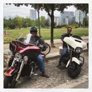 Kevin McGarry Instagram - Don’t tell Production. 🏍 with @wcth_instagarry