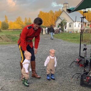 Kevin McGarry Instagram - Showing my agents around set.