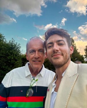 Kevin McHale Instagram - Happy Father’s Day to Daddio! Got to go to the @vp’s Pride event this week in DC and he was a hit! The rest of the week people just kept talking about him - per usual. King Cale, the life of the party, the man who can befriend a brick wall. 

*fun fact/ rumor but I like it: this is the first even held at the newly expanded outdoor area. The $ was initially put aside for the expansion by the last VP. So the first event was a Pride event and the first time a drag queen performed at the residence - @66wind99! Poetic. 🌈 

Thank you @shanewjordan & @drrickhendrix for including us in this special event. And thank you to everyone who was so kind to my dad, he hasn’t stopped talking about meeting so many wonderful people!