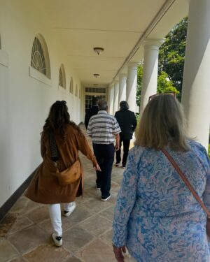 Kevin McHale Instagram - My mom walked into the Oval Office and said, “is this the REAL Oval Office?” Maybe I’ve worked in TV too long, but this was how we all felt. This was so surreal & special. Being able to take my fam on a White House tour was such a gift & was only possible because of the kindness of @johnwmccarthy (happy birthday!) & @shanewjordan - thank you so much for making this happen!