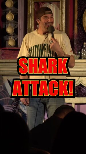 Kevin McNamara Instagram - Shark attack my first time surfing?!!! Why Mid-West guys don’t surf! 
•
#comedy #funny #lol #standup #surflife #surfing #beach #sandiego