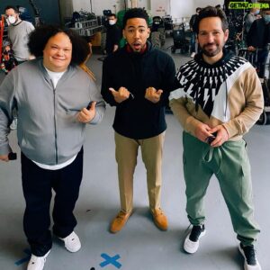 Kevin Miles Instagram - Thank you to each and every one of you for making these moments, unforgettable. 

The writing team, TMA, and everyone at SF you all work so hard to keep this train rolling. I swear you all are the hardest people working and the best people I could be around, I love you all forever 🙏🏽

@aaronrodgers12 & @patrickmahomes , I’m extremely thankful for you guys, you really made me feel like part of the squad on day 1, my hats off to both you amazing human beings, athletes and actors. You guys inspire me through your kindness and your own dedication and greatness to your craft. That GOAT focus radiates off you both, I hope I grabbed some this year and hope to make you guys just as proud as I’ve been of you guys 🙏🏽

@futuretheprince & @mattebabel , you guys helped moved mountains for the people today! I’m grateful for you guys hard work in making something special and timeless with us, collaborating with the team and even more blessed that I could be a part of it. Thank you 🙏🏽

@tasteofadrian , thank you for dropping gems to me in our down time, always keeping your advice in the forefront. Hopefully we can work together soon, you’ve always given great work out here. And I’d be honored to play and learn more from you. 

Paul Rudd (no IG so find it through the grapevine), what can I say man, truly an honor to watch you work and be blessed to share the screen with you one time. Glad it was you and not @chrishemsworth up there, I just made it in my contract to be one of the bigger guys on set. So look at us, we both won this time, and that’s all that matters lol 
 
& last but not least 

🔥 ADG (@champagnepapi )Couldn’t have had courage in times I needed it if wasn’t for your words. But ever since you bit into that apple and some drops got into my eye that one take man I can’t see as well now you know? but it’s cool I ain’t trippen, it’s all love man, 😂🙏🏽 appreciate you blessing the screen with me, such an honor to have fun up there with you🔥