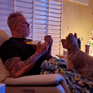 Kevin Nash Instagram - A friend of mine definitely wants in on a little roasted peppers, salmon and white rice