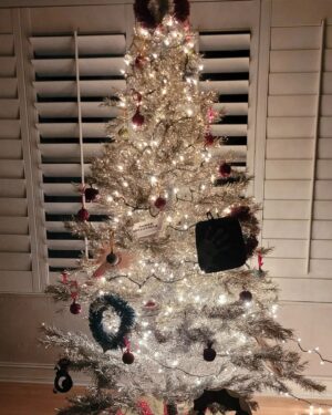 Kevin Nash Instagram - Old school Christmas tree. Reminds me of being a kid in Michigan and wondering how a fat guy could possibly fit down my chimney let alone survive the furnace.