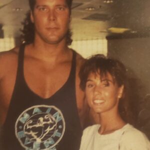 Kevin Nash Instagram - 1989 before wrestling. My wife and I at Main Event Fitness in Atlanta.