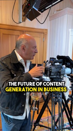 Kevin O'Leary Instagram - Content generation for social media allows me to support my entrepreneurs and share their company's story to millions of people at a lower cost. If you're not generating social media content to build your brand in 2024, you're screwed!