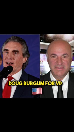 Kevin O'Leary Instagram - @dougburgum gets stuff done! He’s pro-business, pro-innovation and pro-entrepreneurship. I’ve worked with him directly and seen his ability to lead and execute for his state. I’m endorsing him because I would like to see this work in EVERY state i invest in. He would be terrific on this ticket! 🇺🇸