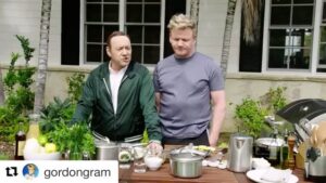 Kevin Spacey Instagram - #Repost from @gordongram -------------------------- "So excited that @kevinspacey is my first guest next week at 9/8c PM on @thefwordfox !!! This is what happens when Kevin and I use our other favourite F-Word behind the scenes. Catch Kevin as Clarence Darrow at #SpaceyAtAshe June 15th & 16th ! #TheFWord Gx"